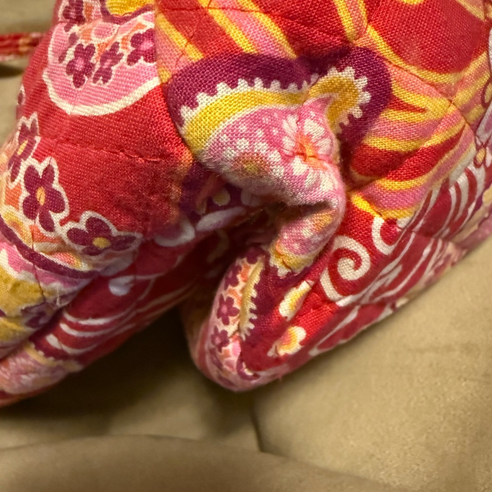 Lot of Two Vera Bradley Vibrant Paisley Tote and Purse Bag Set Pink - Picture 7 of 14